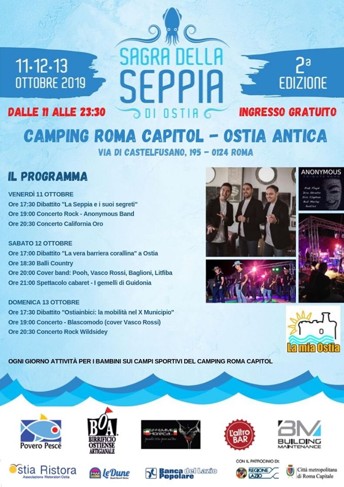 La sagra della seppia 2019: i dibattiti de La mia Ostia